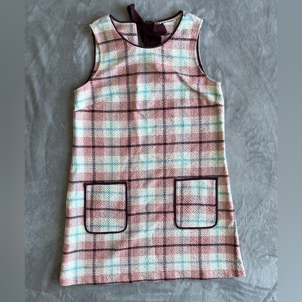 Roller Rabbit Pink Mini Shift Dress with Pockets Size Small